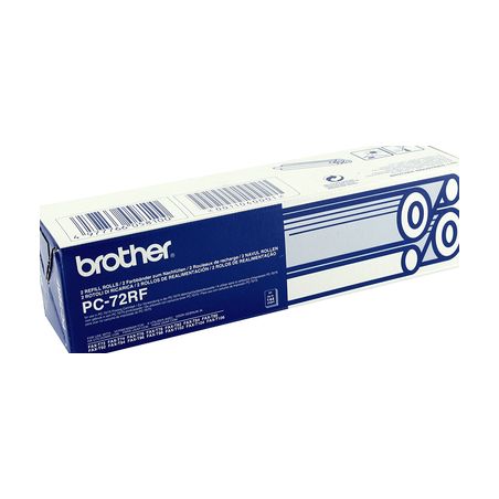 2 rollos  -  BROTHER PC72RF  -  2 negro  -  (PC-72RF)