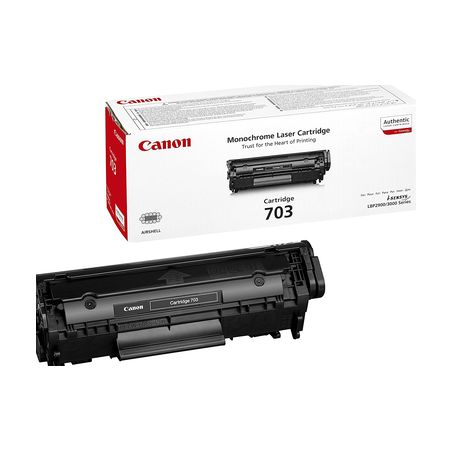 Toner original  -  CANON 703  -  negro  -  (7616A005)