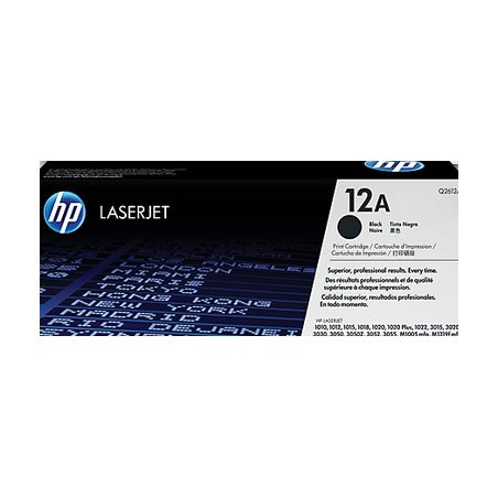 Toner original  -  HP 12A  -  negro  -  (Q2612A)