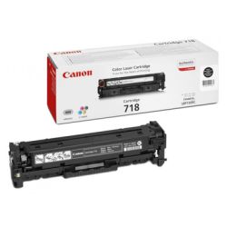 Toner original  -  CANON 718BK  -  negro  -  (2662B002)