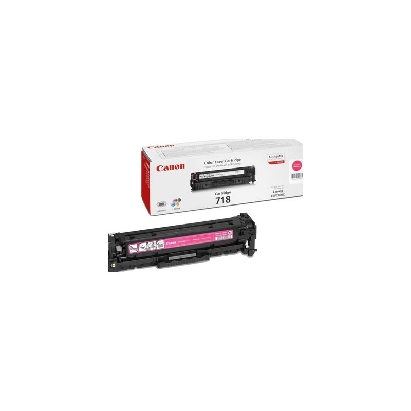 Toner original  -  CANON 718M  -  magenta  -  (2660B002)