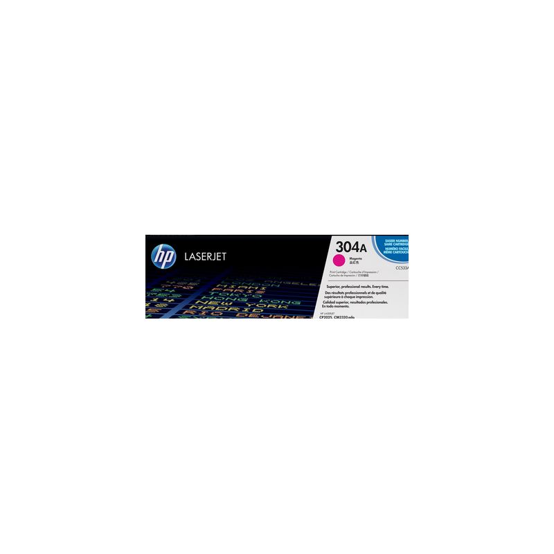 Toner original  -  HP 304A  -  magenta  -  (CC533A)