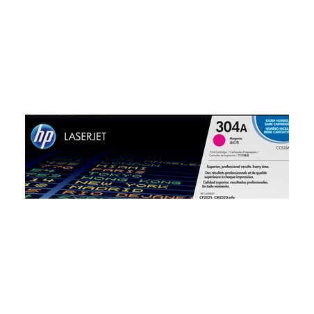 Toner original  -  HP 304A  -  magenta  -  (CC533A)