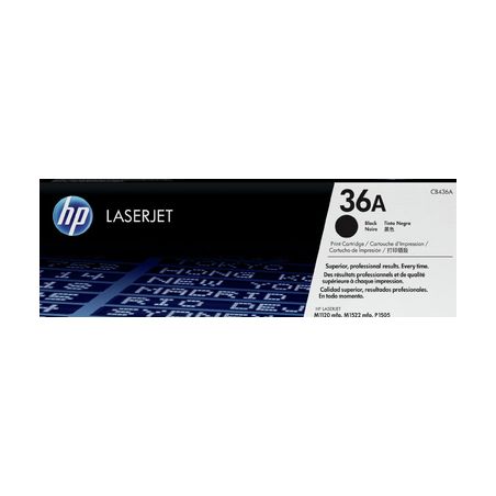 Toner original  -  HP 36A  -  negro  -  (CB436A)