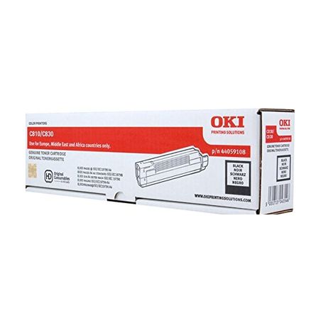 Toner original  -  OKI 44059108  -  negro  -  (44059108)