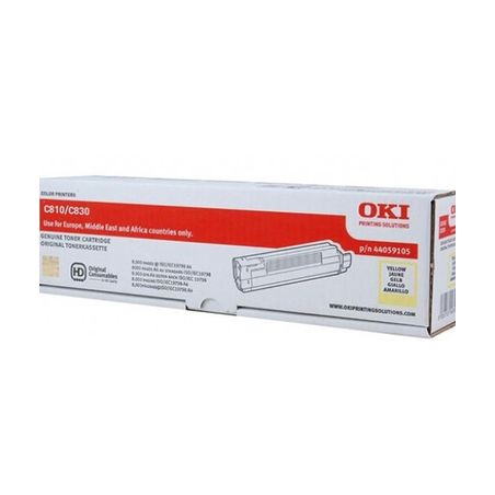 Toner original  -  OKI 44059105  -  amarillo  -  (44059105)