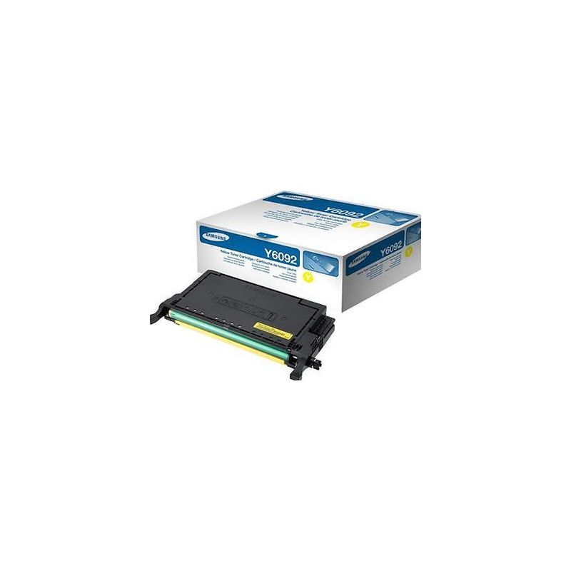 Toner original  -  SAMSUNG CLT-Y6092S  -  amarillo  -  (CLTY6092S)