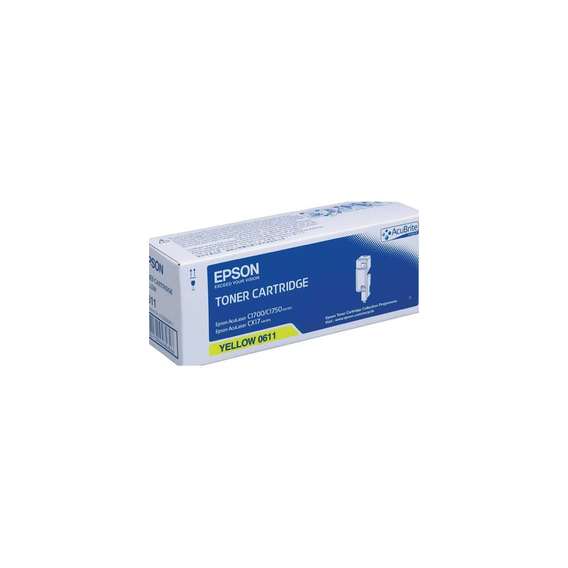 Toner original  -  EPSON 611  -  amarillo  -  (C13S050611)