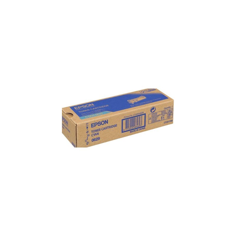 Toner original  -  EPSON 629  -  cian  -  (C13S050629)