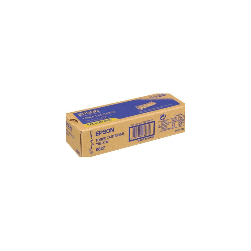 Toner original  -  EPSON 627  -  amarillo  -  (C13S050627)