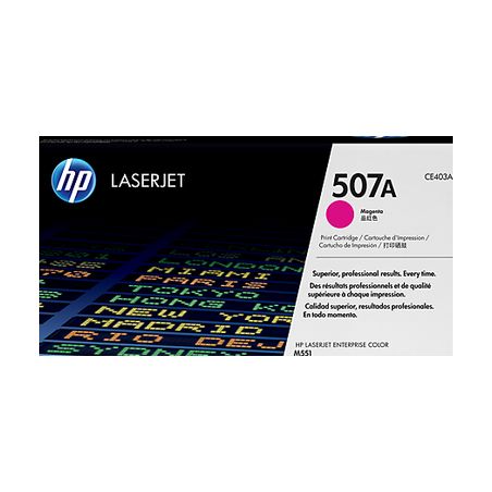 Toner original  -  HP 507A  -  magenta  -  (CE403A)