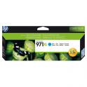 Cartucho de tinta original  -  HP 971XL  -  cian  -  (CN626AE)  -  gran capacidad
