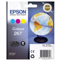 Cartucho de tinta original  -  EPSON 267  -  color  -  (C13T26704010)