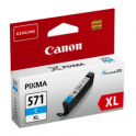 Cartucho de tinta original  -  CANON 571XL / CLI571 C  -  cian  -  (0332C001)  -  gran capacidad