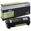 Toner original  -  LEXMARK 502X  -  negro  -  (50F2X00)
