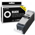 Cartucho de tinta compatible  -  CANON 520 PGBK / PGI520BK  -  negro  -  (2932B001)
