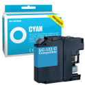 Cartucho de tinta compatible  -  BROTHER LC123C  -  cian  -  (LC123-C)