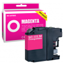 Cartucho de tinta compatible  -  BROTHER LC123M  -  magenta  -  (LC123-M)