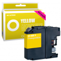 Cartucho de tinta compatible  -  BROTHER LC125XLY  -  amarillo  -  (LC125XL-Y)  -  gran capacidad