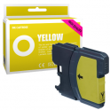 Cartucho de tinta compatible  -  BROTHER LC980  -  amarillo  -  (LC980-Y)