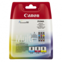 Pack de 3 cartuchos de tinta originales  -  CANON CLI8C + CLI8M + CLI8Y  -  1 cian + 1 magenta + 1 amarillo  -  (0621B029)