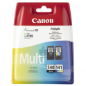 Pack de 2 cartuchos de tinta originales  -  CANON 540XLBK + 541XLCL -  1 negro + 1 color  -  (5222B013)  -  gran capacidad