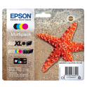 Pack de 4 cartouches d'encre originales  -  EPSON 603XL  -  negro + 1 cian + 1 magenta + 1 amarillo  -  (C13T03A64010)  -  gran capacidad
