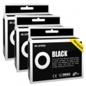 Pack de 3 cartuchos de tinta compatibles  -  CANON BCI11  -  3 negro  -  (0957A002)