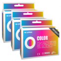 Pack de 3 cartuchos de tinta compatibles  -  CANON BCI11  -  1 color + 1 color + 1 color  -  (0958A002)